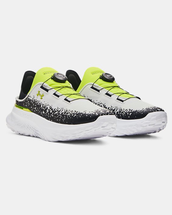 Unisex UA SlipSpeed™ Mega Running Shoes, White, pdpMainDesktop image number 3